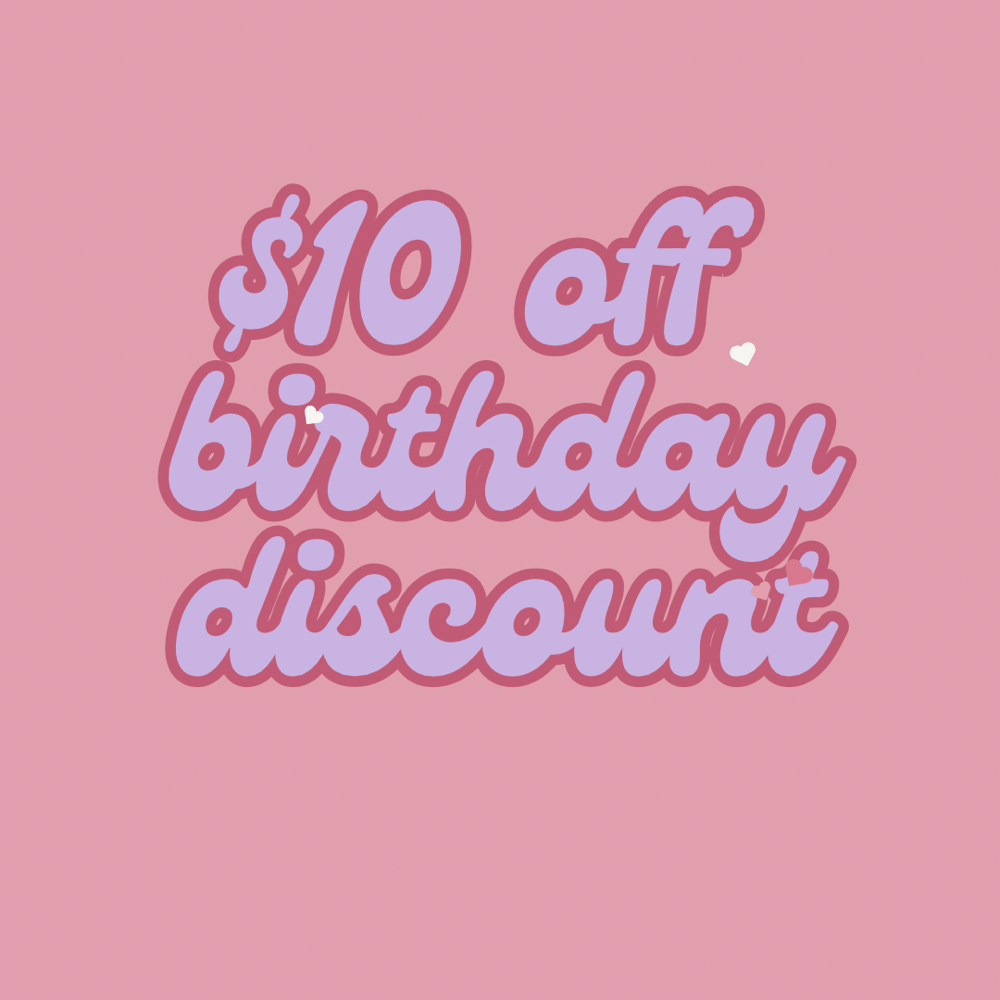 Birthday Discount