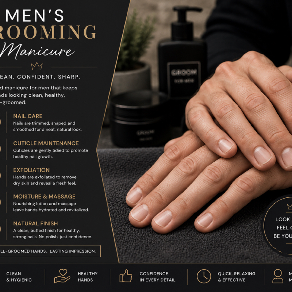 Men’s Grooming Manicure at Prestige Nail Lounge LLC in Chattanooga, TN