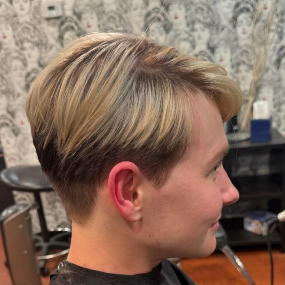 Short Pixie Cut at CKM Hair in Severna Park, MD