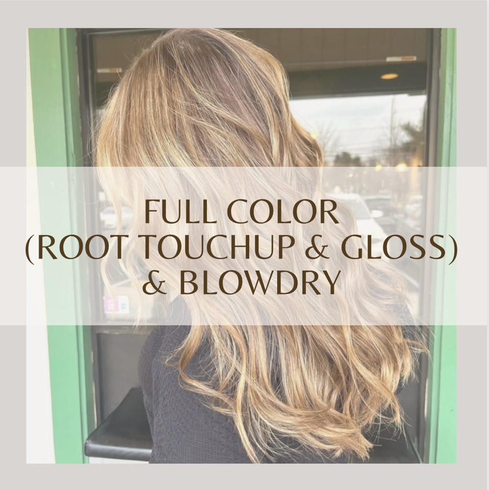 Full Color & Blow Dry (Level 3)