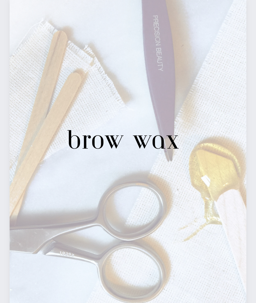 Brow wax