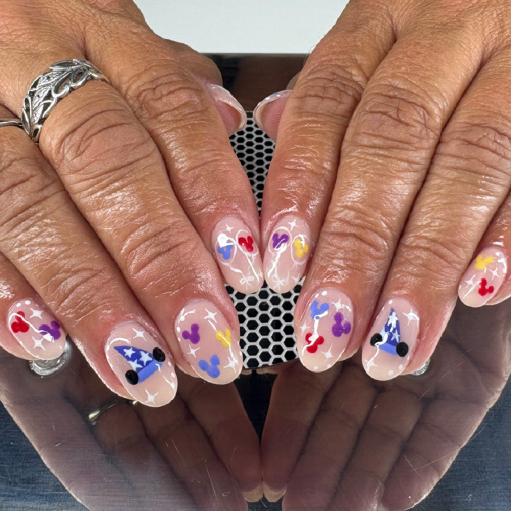 Builder Gel Overlay/Tier 3 Art at Hallie Renee Nail Salon in Griffith, IN
