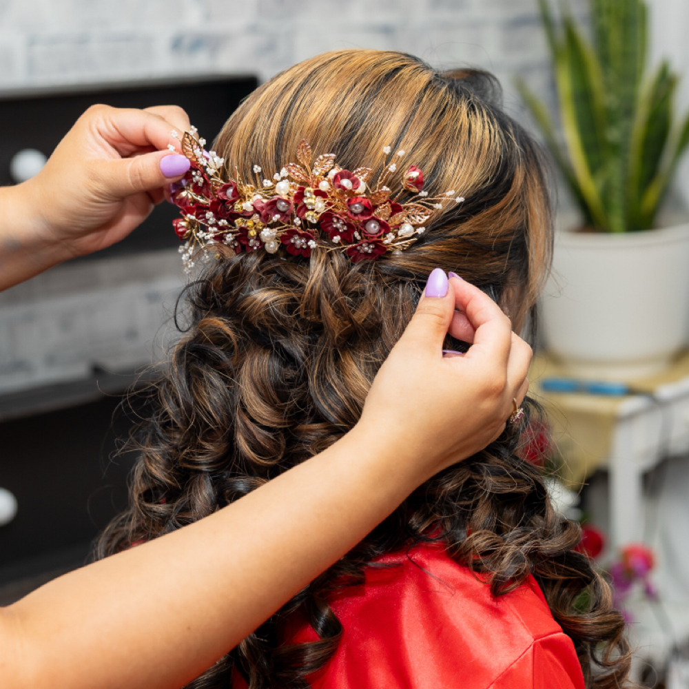 Updo Hair Design at X Beauty Studio in Boston, MA