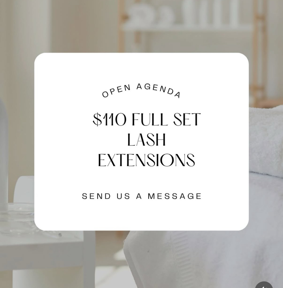 $110 Full Set Lash Extensions
