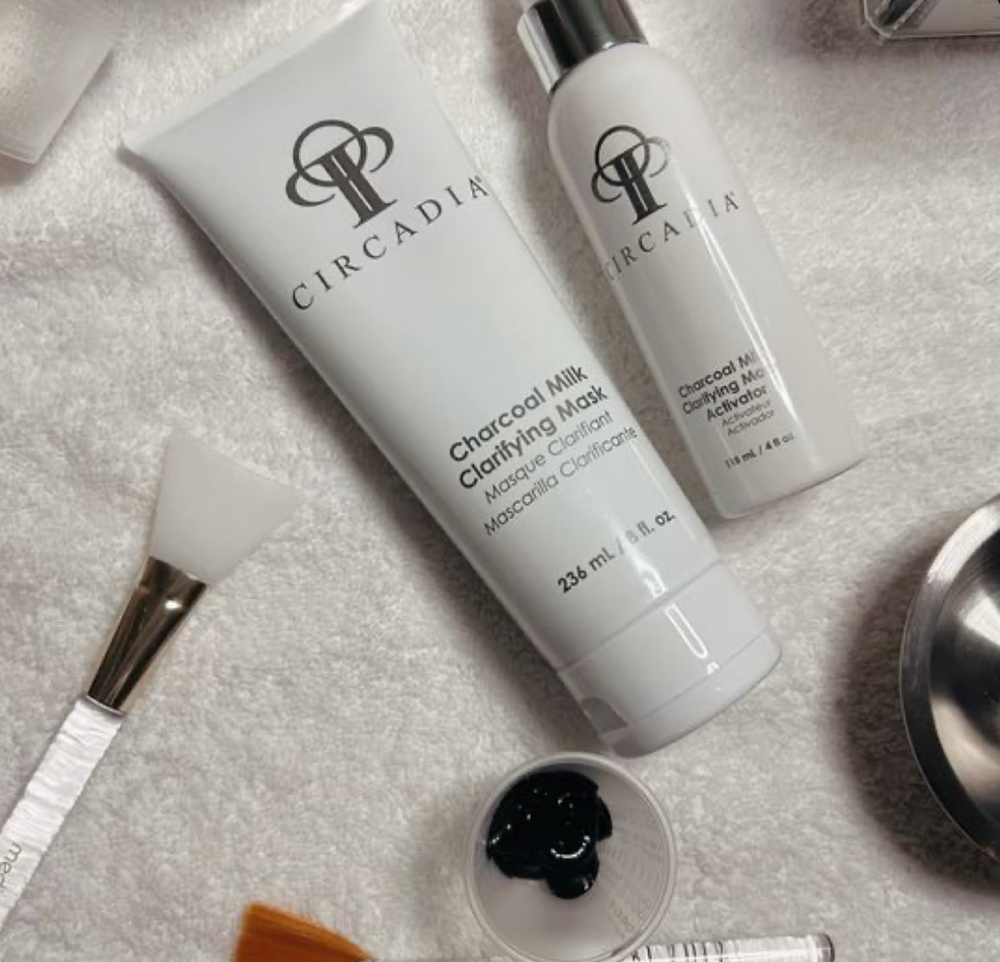 Charcoal Milk Acne Facial