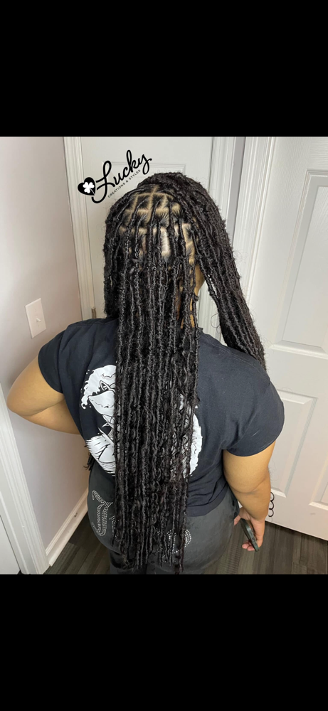 Soft Locs at Lucky Creations & Styles in Middlesex, NC
