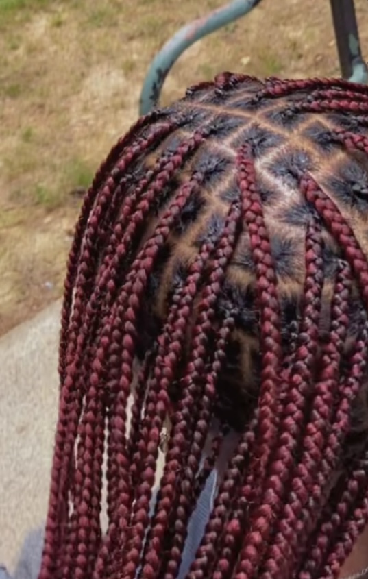 Small Butt Length Knotless at NitaMay Braids in Cartersville, GA