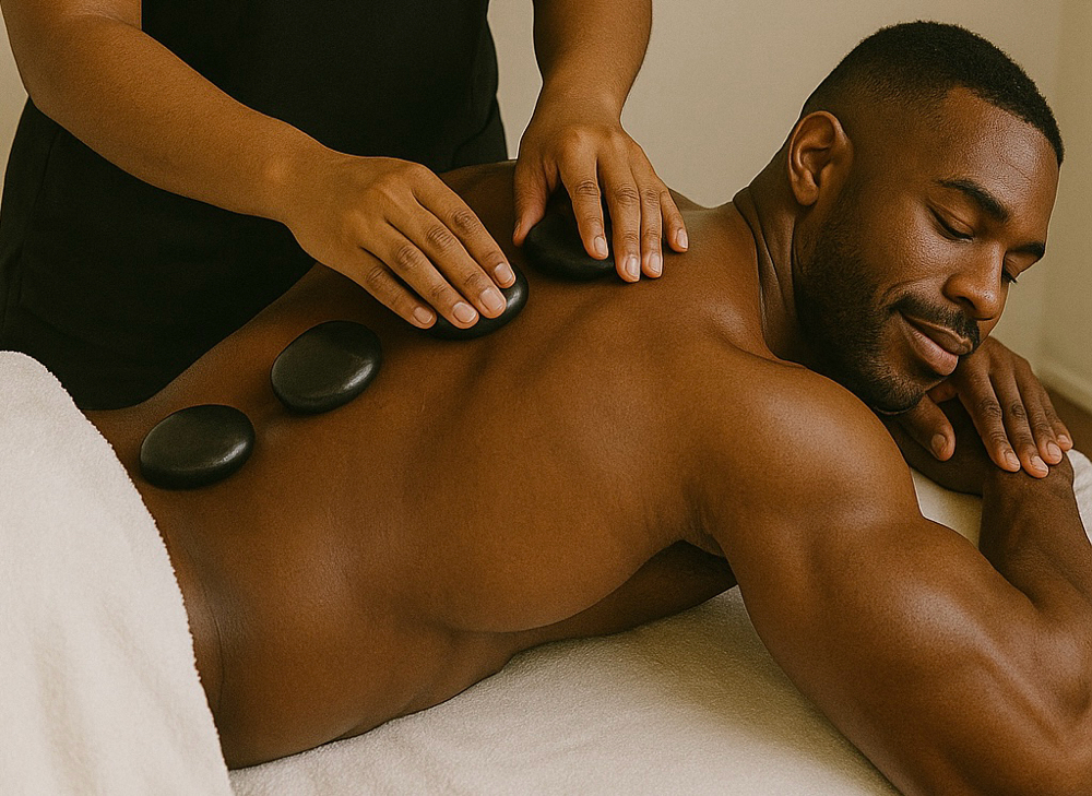 Full Body Exfoliation w/ Hot Stone