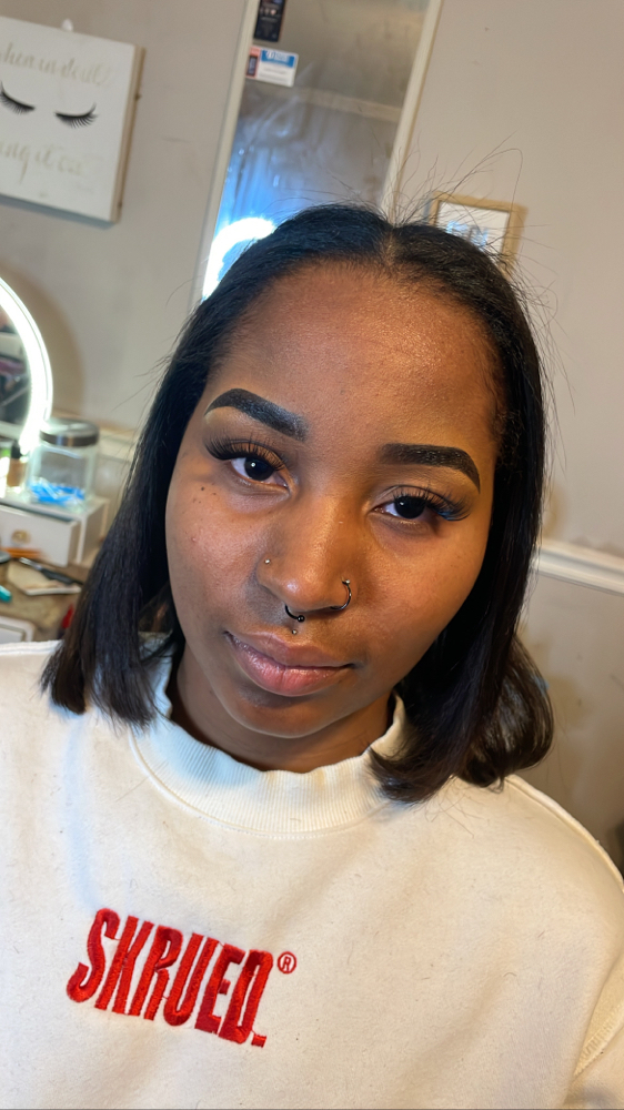 Brow Tint & Regular Cluster Lashes