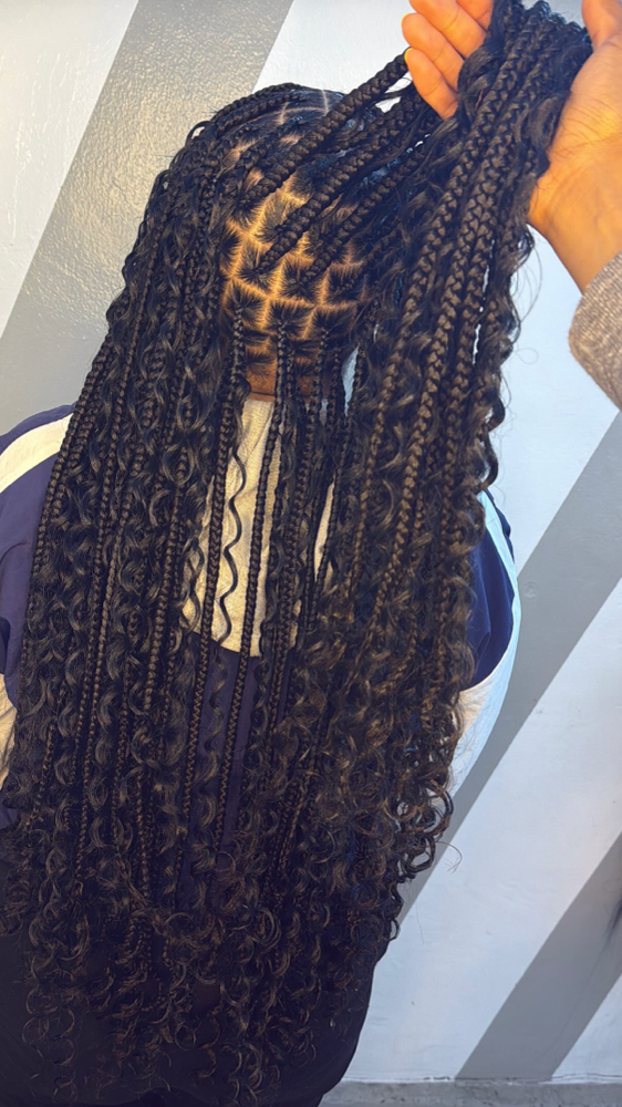 Boho Knotless at HairByYaya in San Francisco, CA