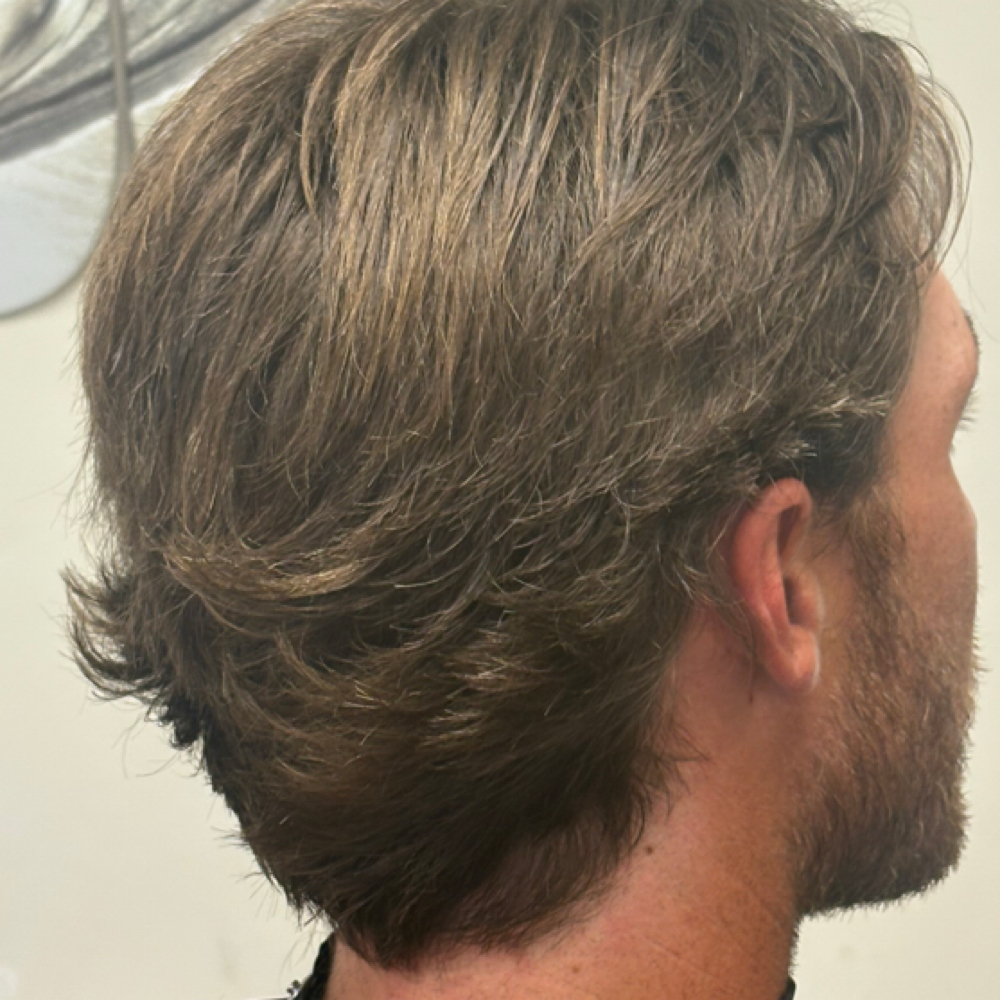 Men’s Flow Cut at juliachivhair in Scottsdale, AZ