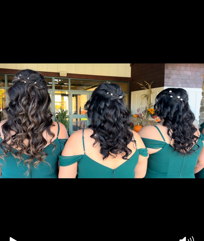 Event Updo at Isabella Bastos in Leominster, MA