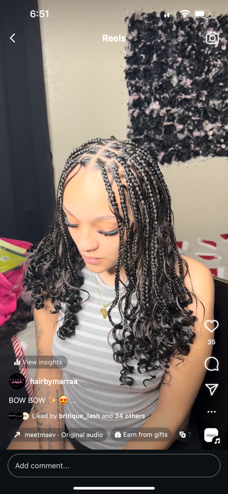 Boho Bob Knotless