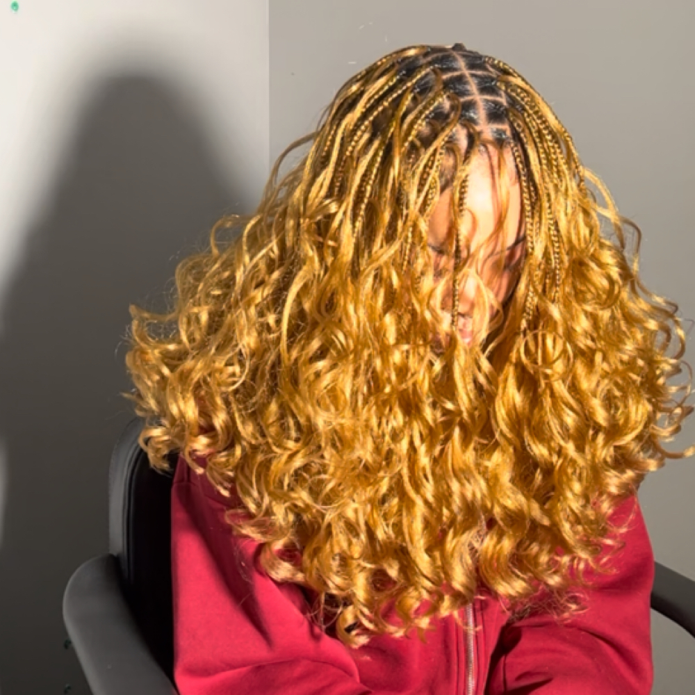 French Curl Braids at sm.styled in Kansas City, KS