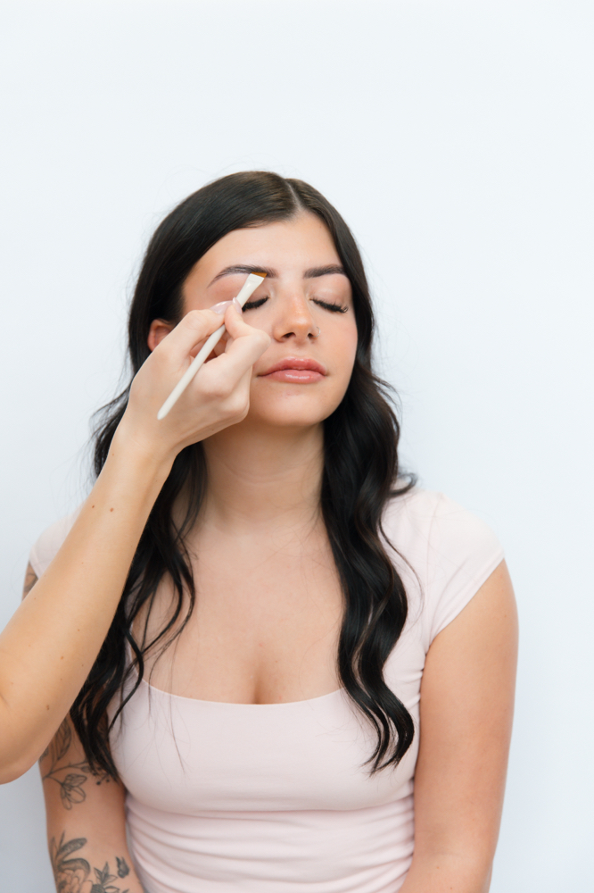 Brow Tinting With Wax