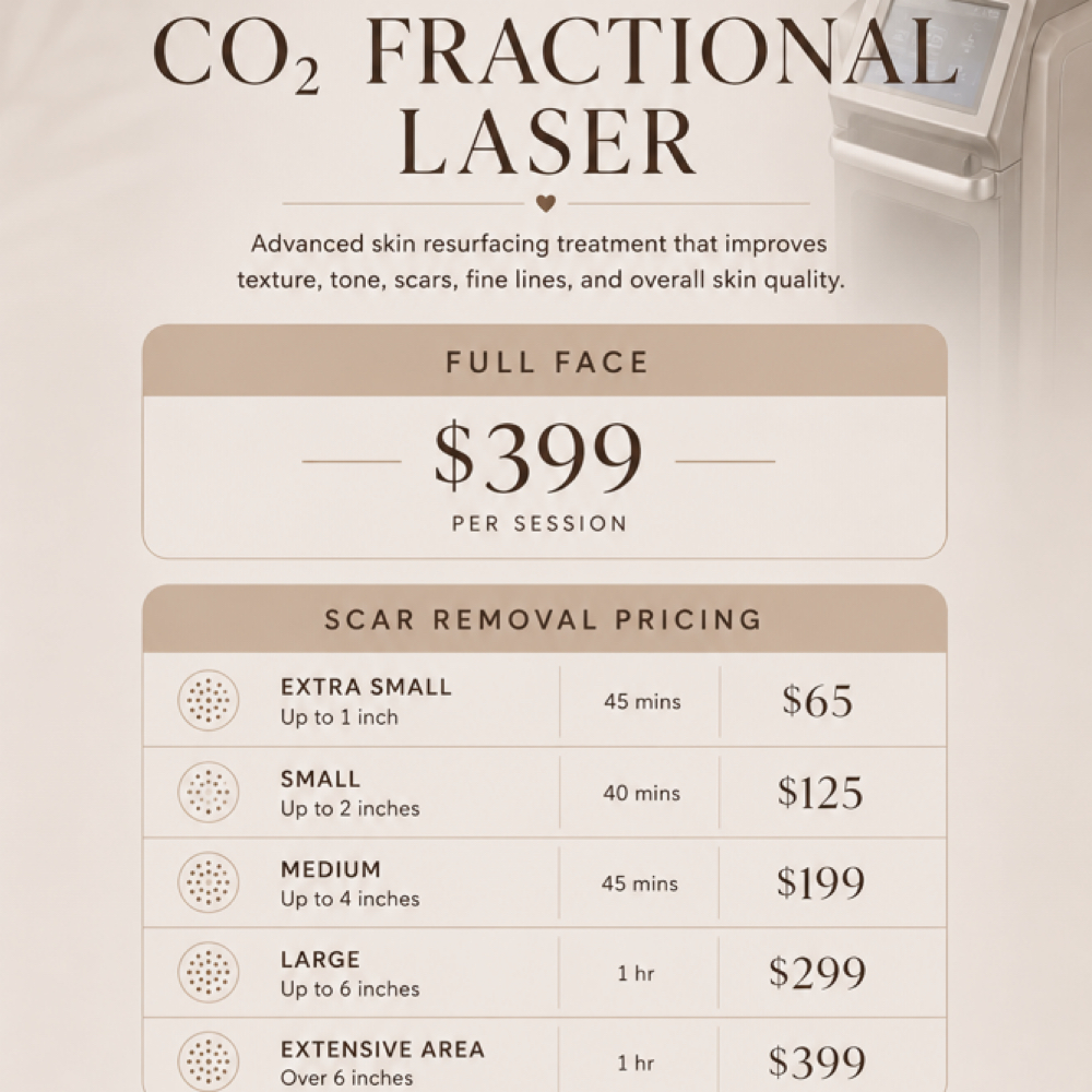 CO2 Fractional Laser at Alexthetics Beauty Studio in New York, NY