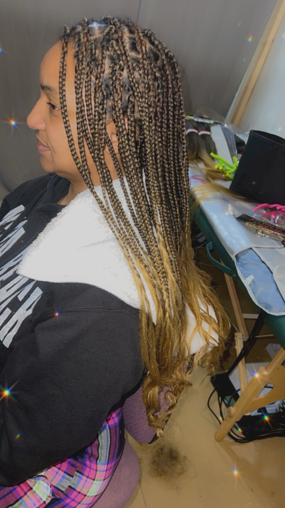 Medium Box Braids (w/hair)