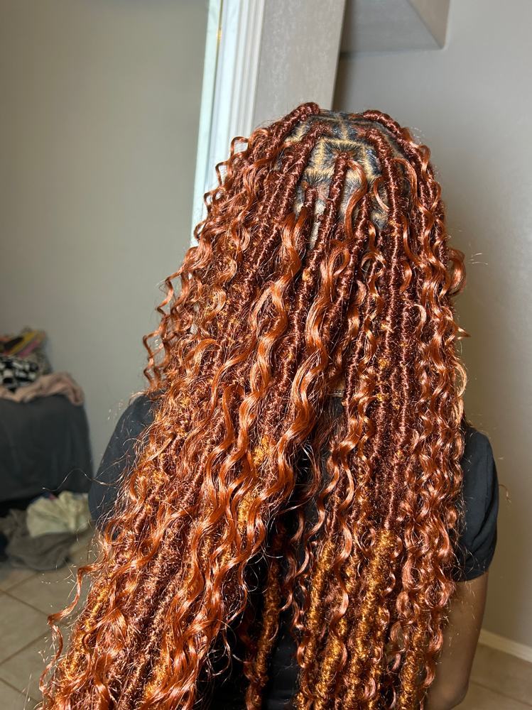 Boho Locs at KrossedByKris in Phoenix, AZ
