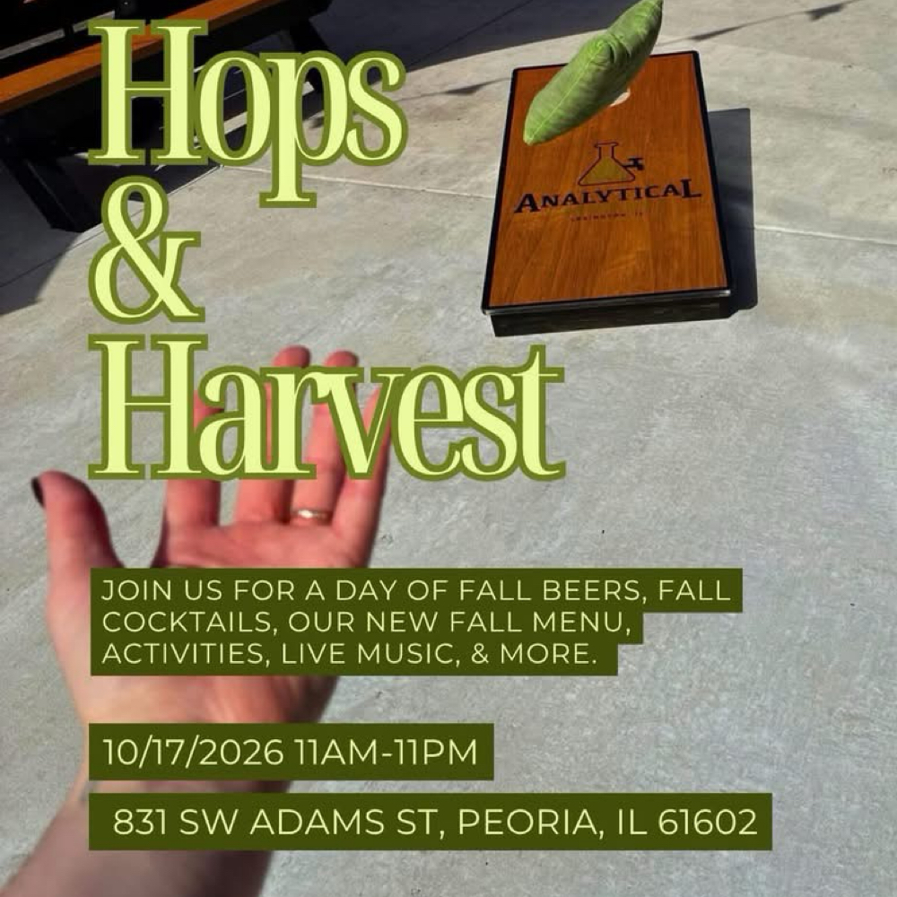 Analytical Brewing Hops & Harvest at Wildflower Ink LLC in Peoria, IL