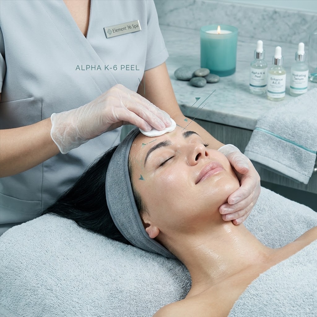 Alpha K-6 Peel at Element 36 Spa in Pinckney, MI