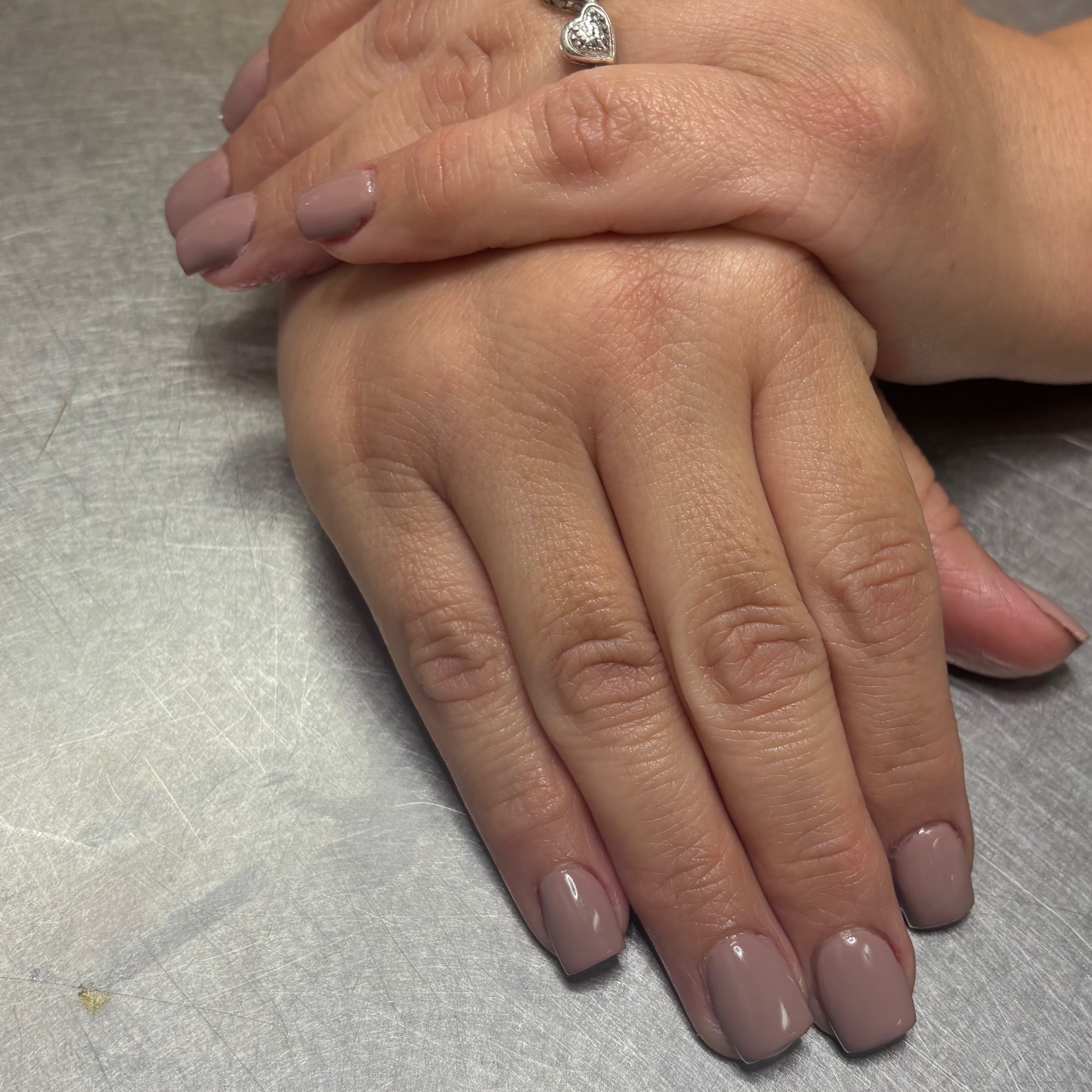 Acrylic overlay at Main st. Mani’s in Brenham, TX