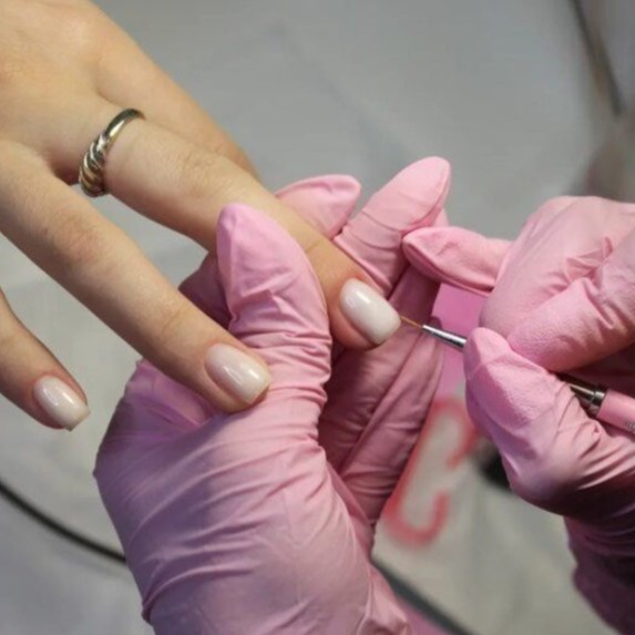 Structured Mani - Hard or Soft Gel at Bronwyn at Cosmic Cat Nail Studio in Redmond, OR
