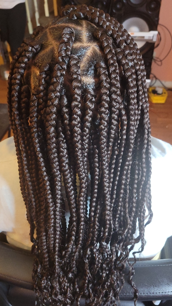 Medium Box Braids