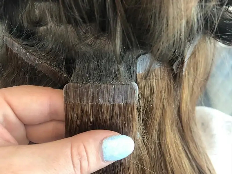 Tape Hair extension maintenance