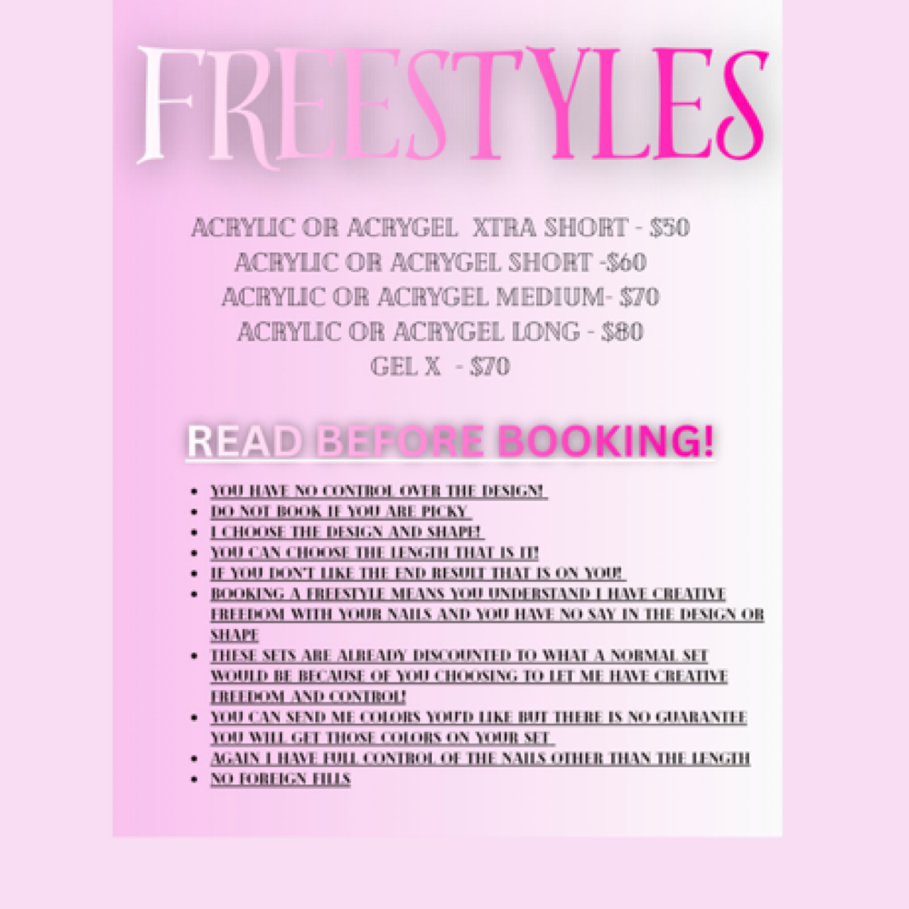 Freetyles at Pretty dreamz llc in Appleton, WI