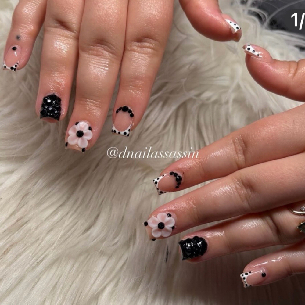 Acrylic Overlay at Tips&Clips Hair&Nails in lincoln park, MI