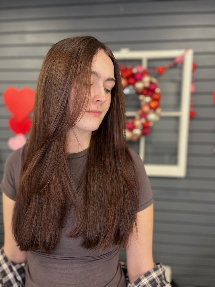 All Over Color & Haircut