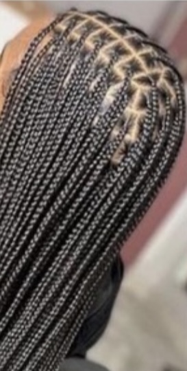 Small Box Braids Mid-back