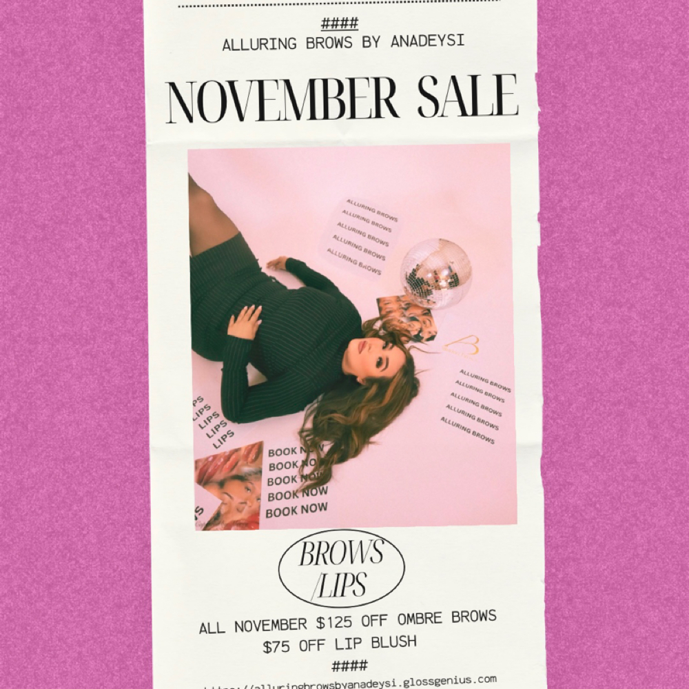 Ombre Brows NOVEMBER SALE at Alluring Brows By Anadeysi in Killeen, TX