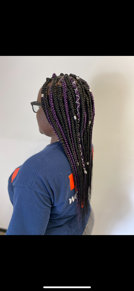 Box braids Medium
