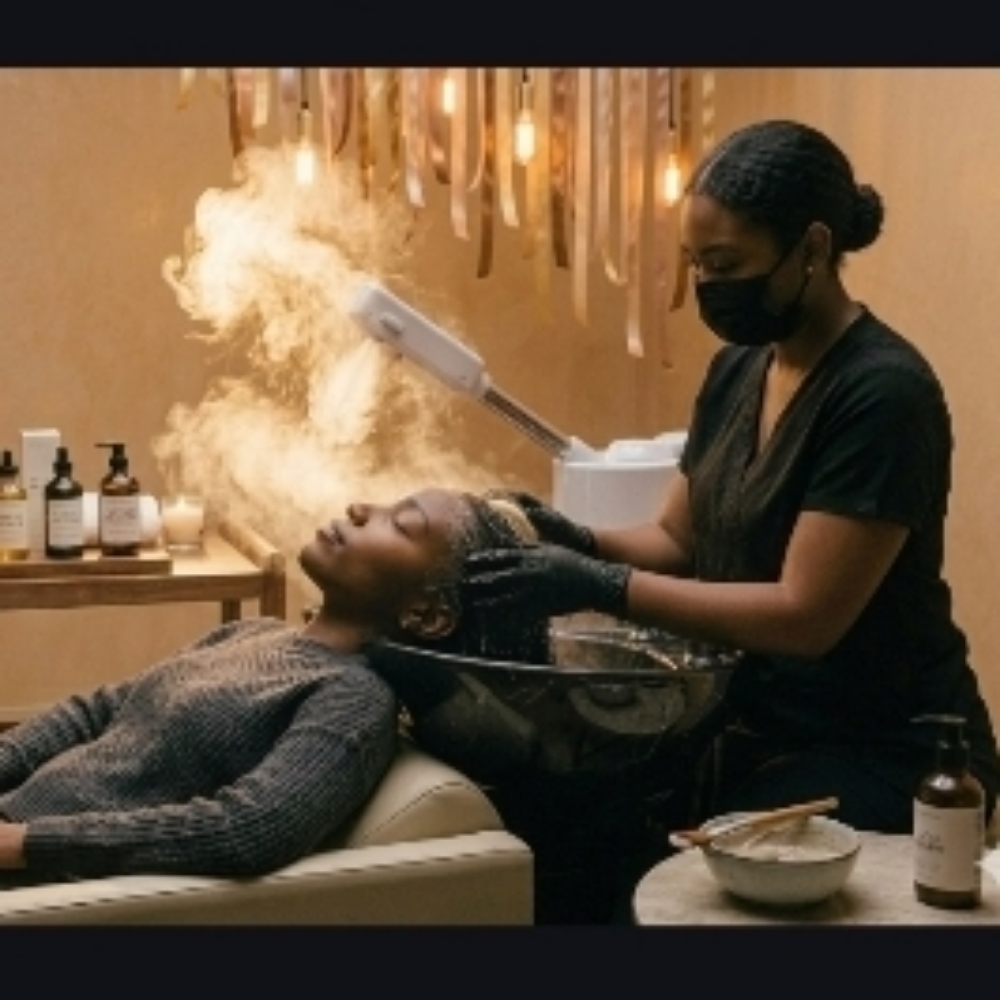 Scalp Detox Treatment at Enchanted Essence Beauty Salon & Hair Restoration Center in Reno, NV