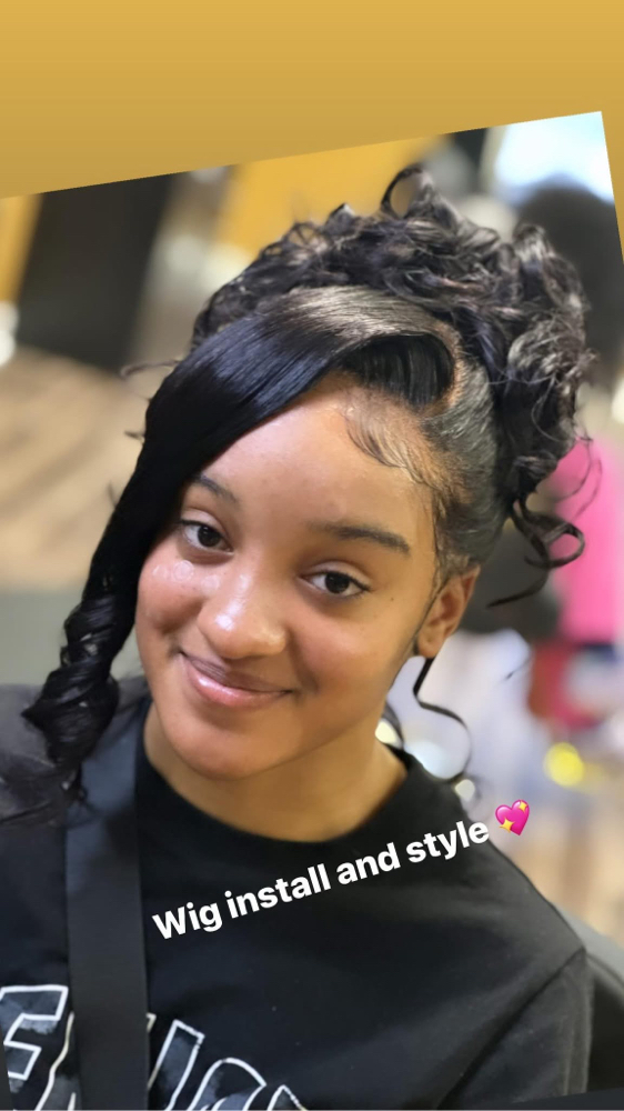 Wig Install at The Hair Lab Beauty & Barber Lounge in Laurens, SC