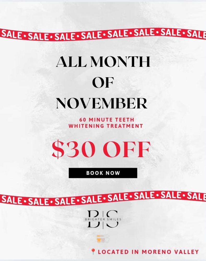 November Teeth Whitening Sale