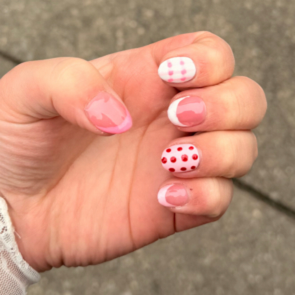 Overlay On Natrual Nail at Barefoot Beauty Hair Salon in Monticello, KY
