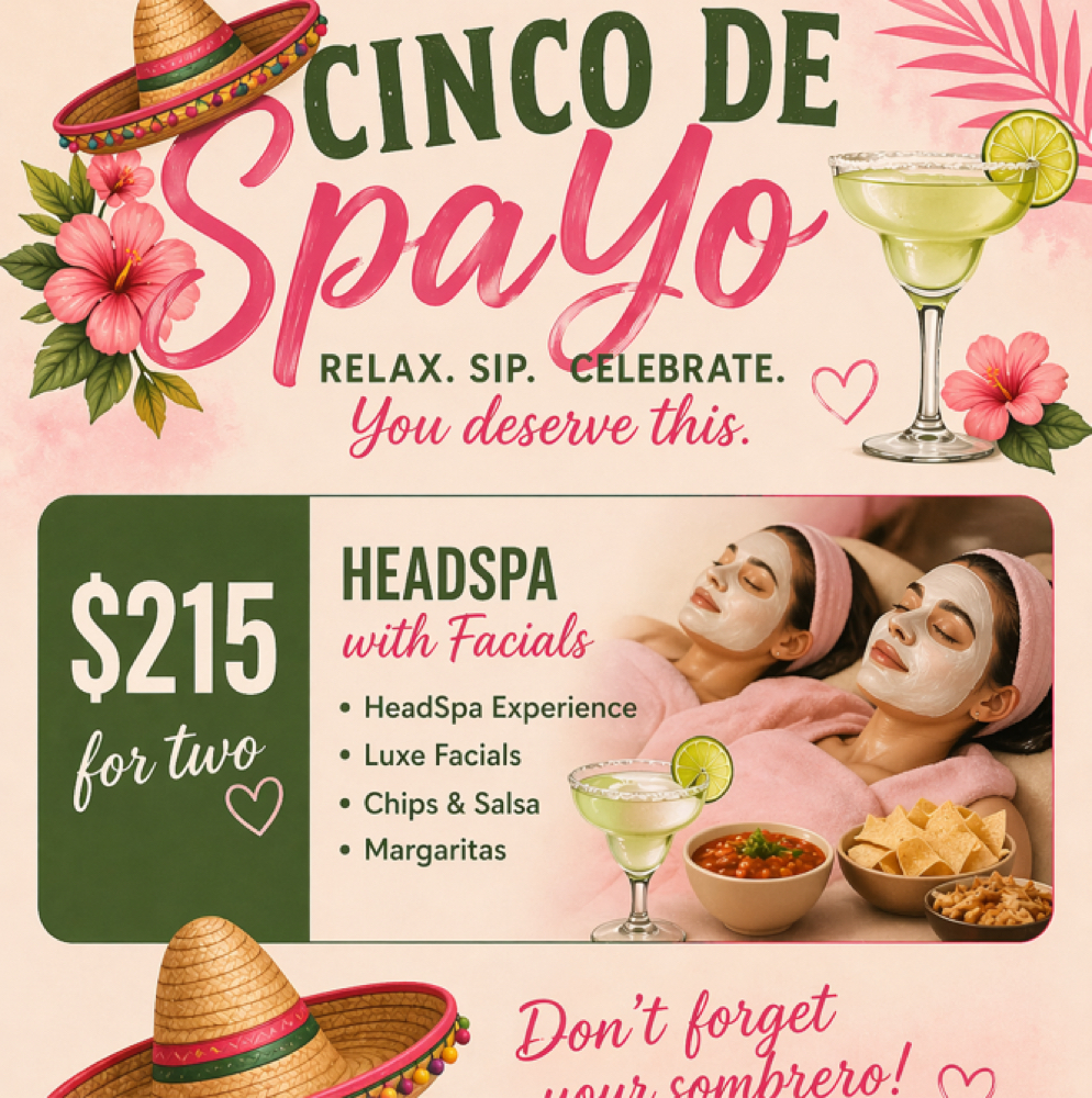 Cinco De SpaYo May 5th at Aesthetics By Colleen in St. Petersburg, FL