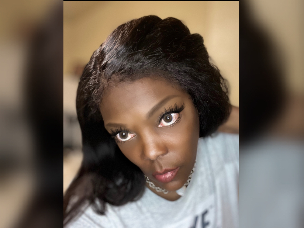 Glue Front Of Lace Wig Only