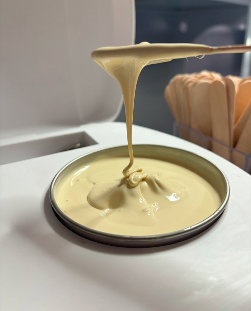 Brow wax and shape