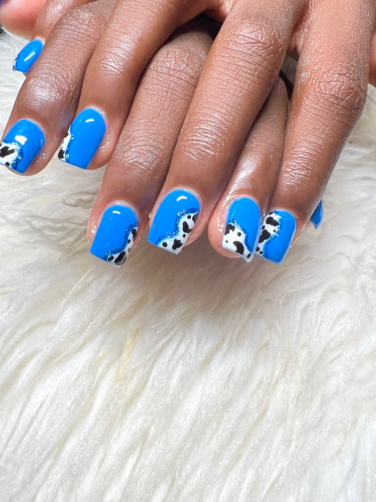 Hard Gel Overlay On Natural Nails