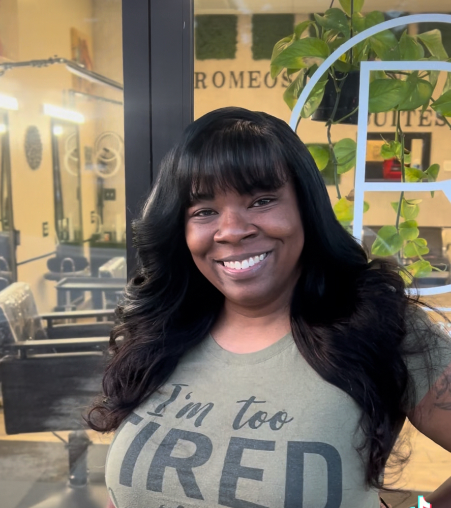 Leave Out or Partial SewIn at Romeo’s Salon in Raeford, NC