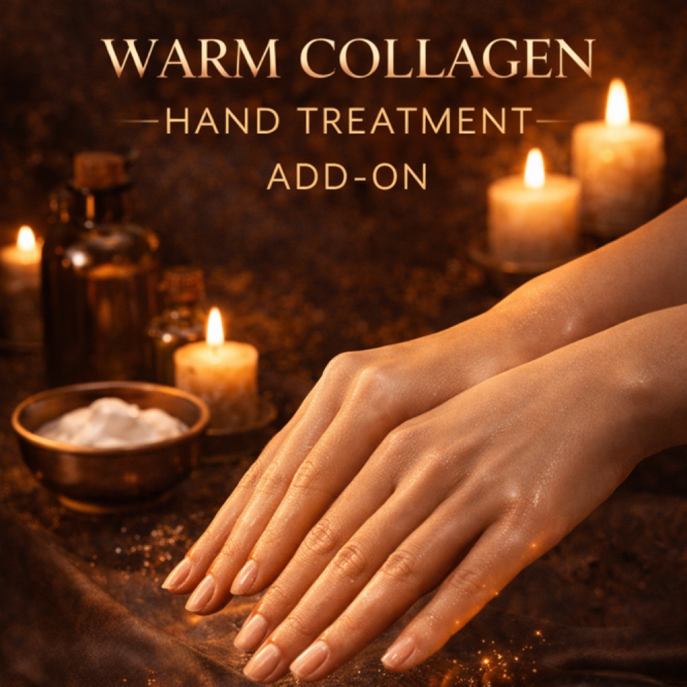 Warm Collegen Hand Treatment at LUXE+LORE esthetics in Fort Madison, IA