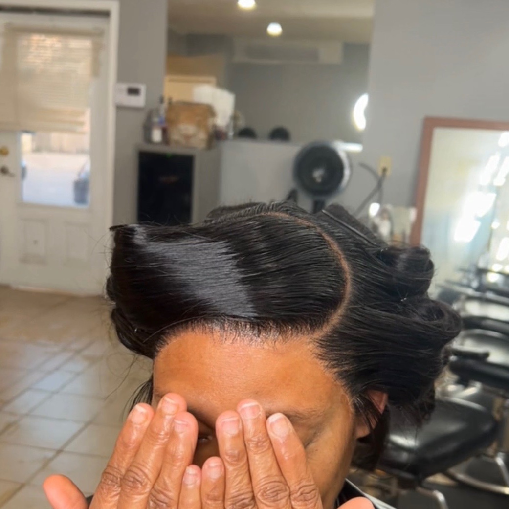 Pin Curls at Allures Beauty