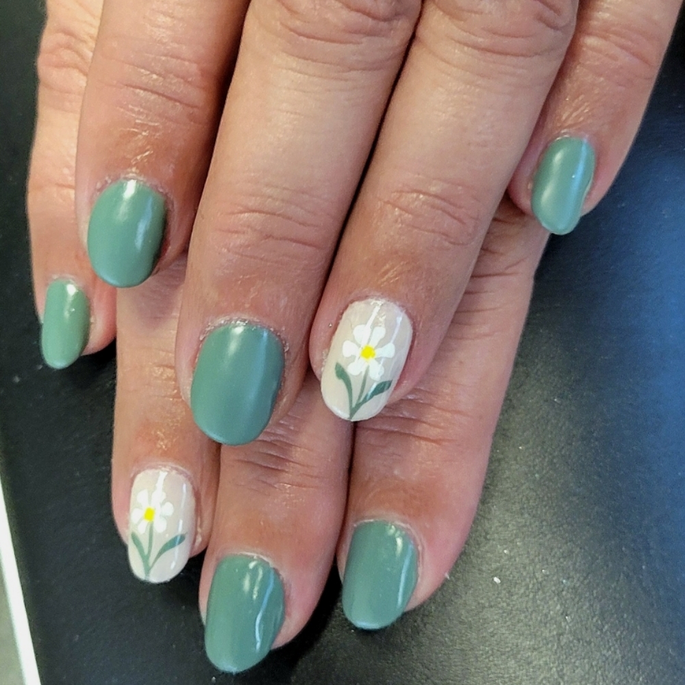 Structure Gel Polish Manicure at Polished Oasis Nail Salon in Marshfield, WI