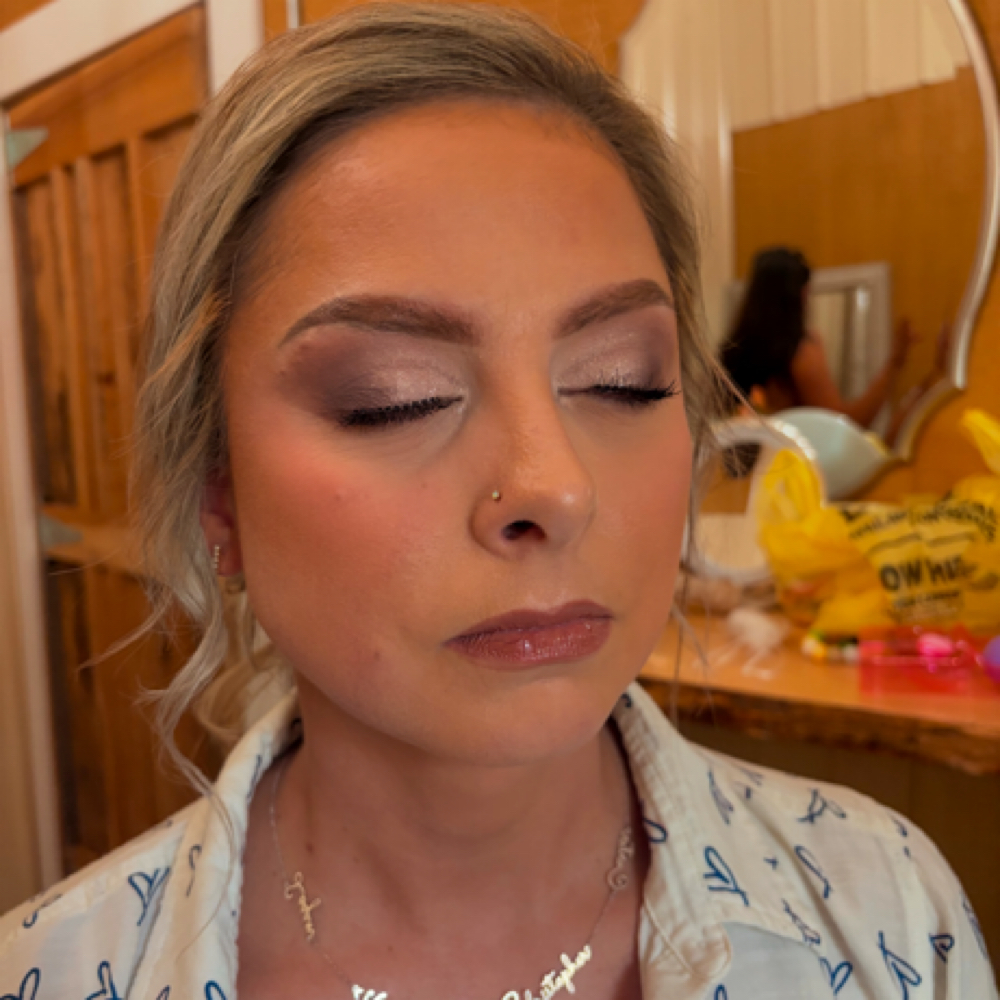 Bridal Glam Makeup at Precision Beauty Salon in Kingsport, TN