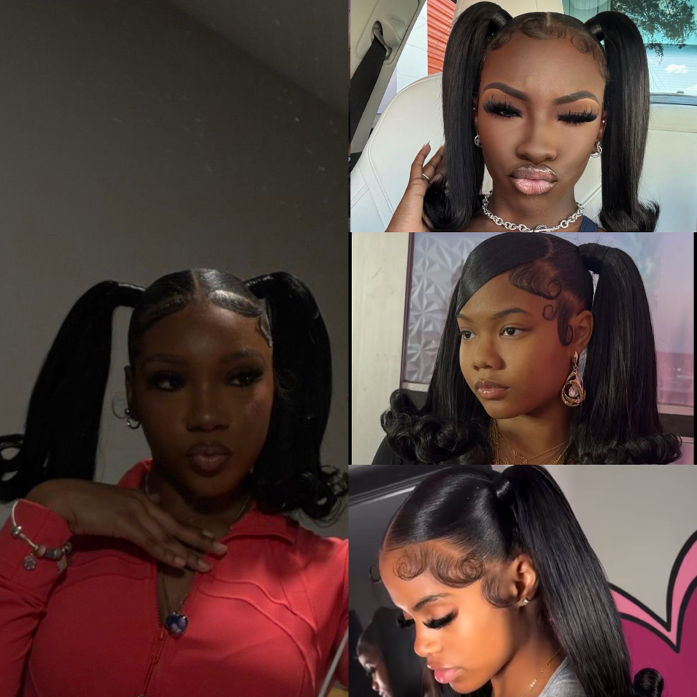 2 Ponytails ( High, Mid , Low ) at Impeccable Beauty in Clarksville, TN