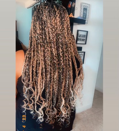 Box Braids (Smedium) (MIDBACK)