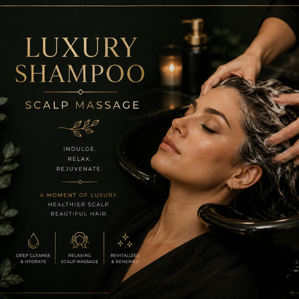 Luxury Scalp Massage at Studio 37 in Dix, IL